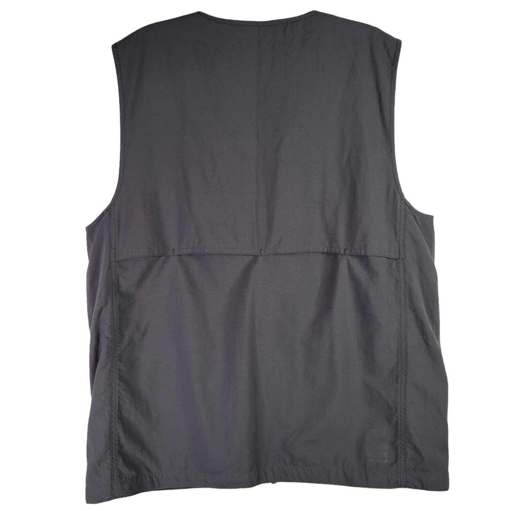 Carhartt Force Rain Defender 15 Pocket Briscoe Fishing Vest Mens Medium Zip - Picture 3 of 10
